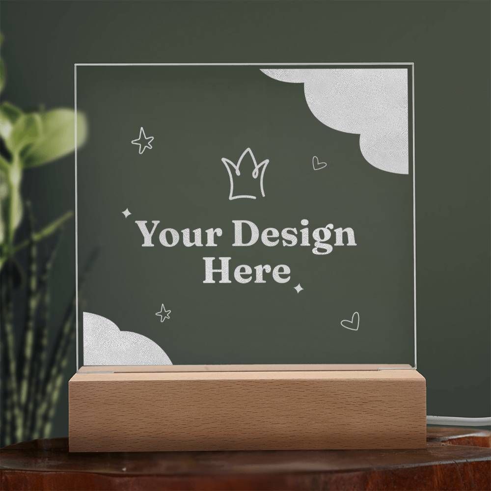 Engraved Acrylic Square Plaque
