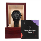Black Chronograph Watch