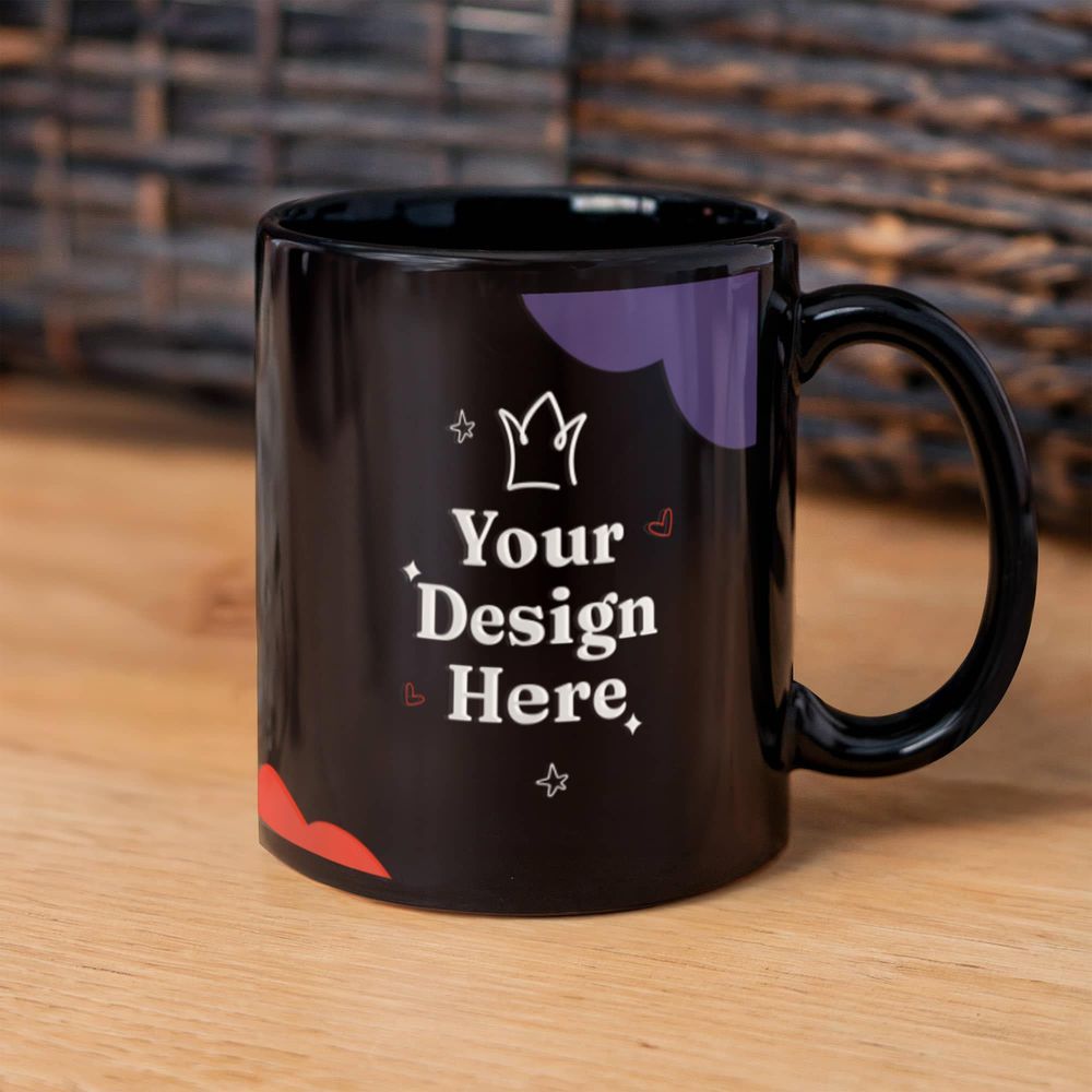 Black Ceramic Mug Multiple Variants