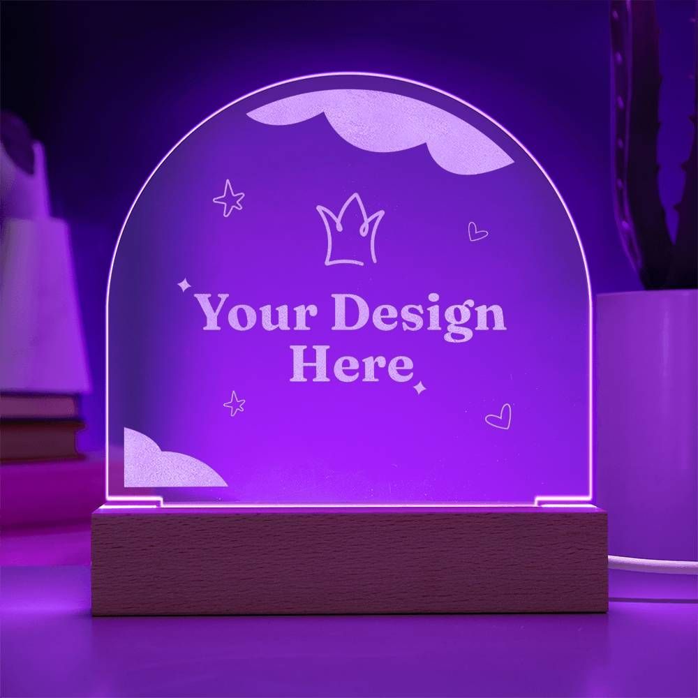 Engraved Acrylic Star Plaque