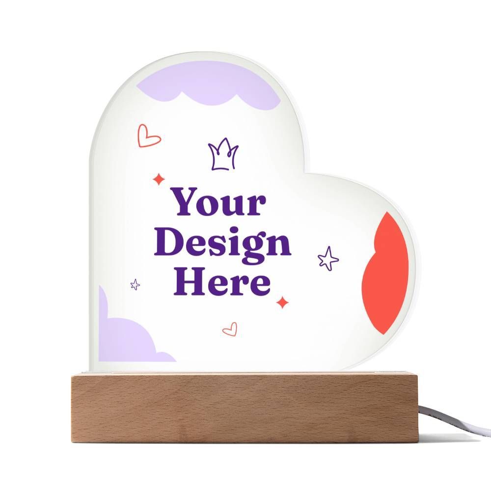 Acrylic Heart Plaque