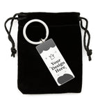 Engraved Rectangle Keychain