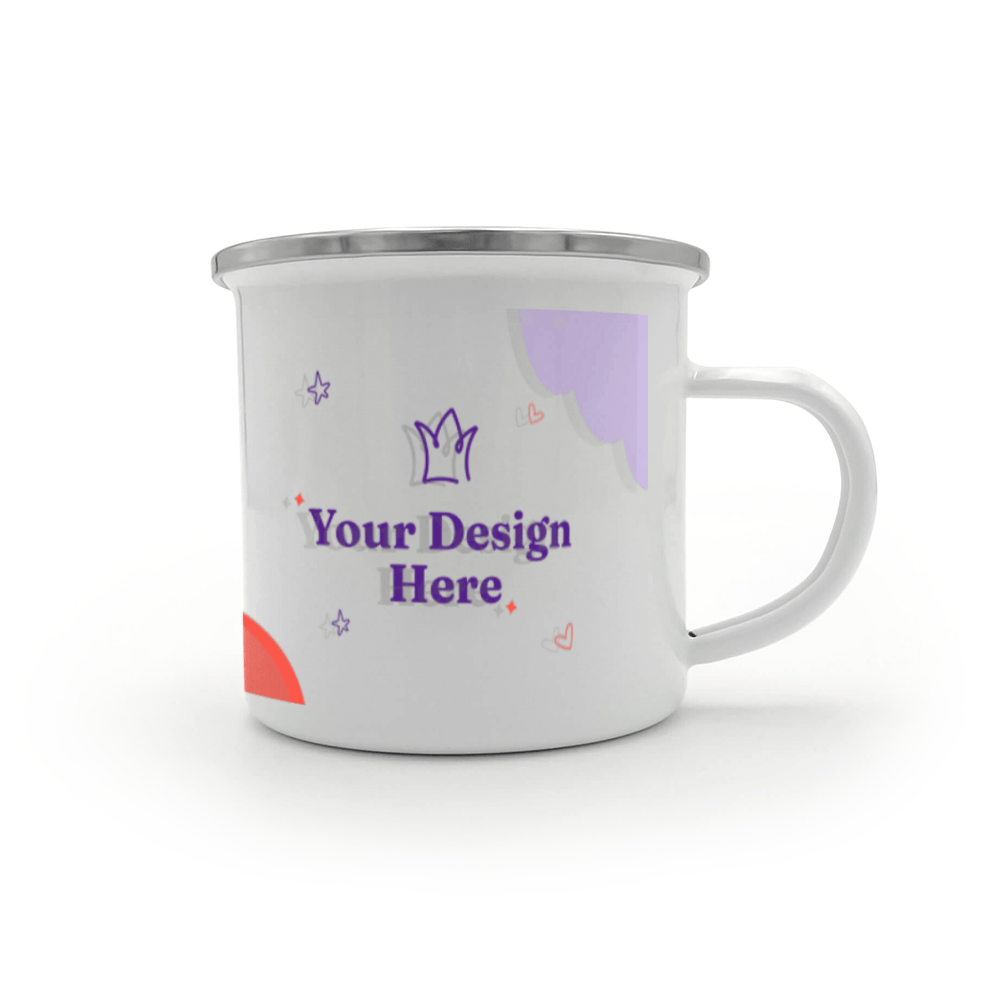 12oz Enamel Camping Mug