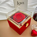 Forever Love with Rotating Rose Gift Box