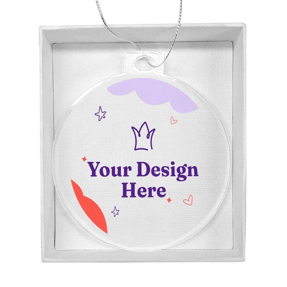 Acrylic Circle Ornament