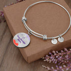 Non-Message Card Luxury Circle Bangle