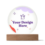 Acrylic Circle Plaque