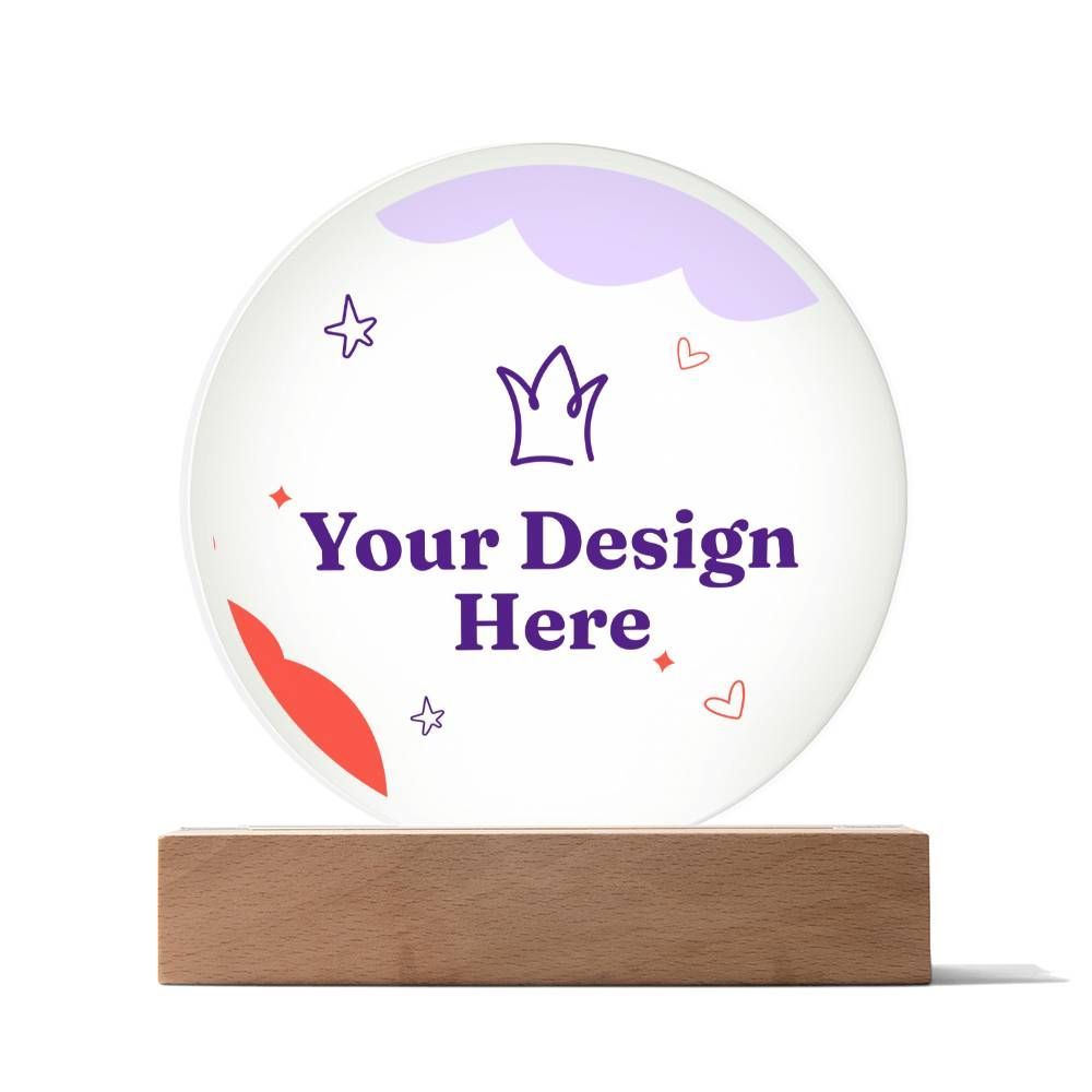Acrylic Circle Plaque