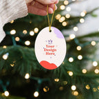 High Gloss Oval Ornament