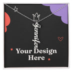 Multi Vertical Name Necklace