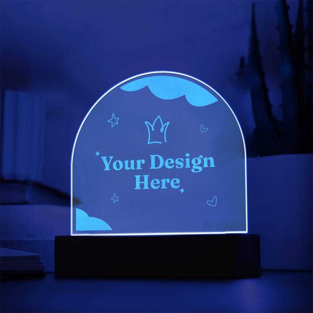 Engraved Acrylic Star Plaque