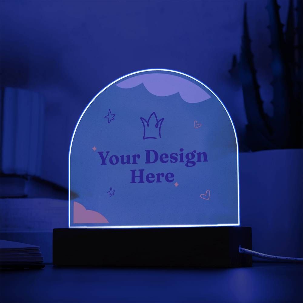 Acrylic Dome Plaque