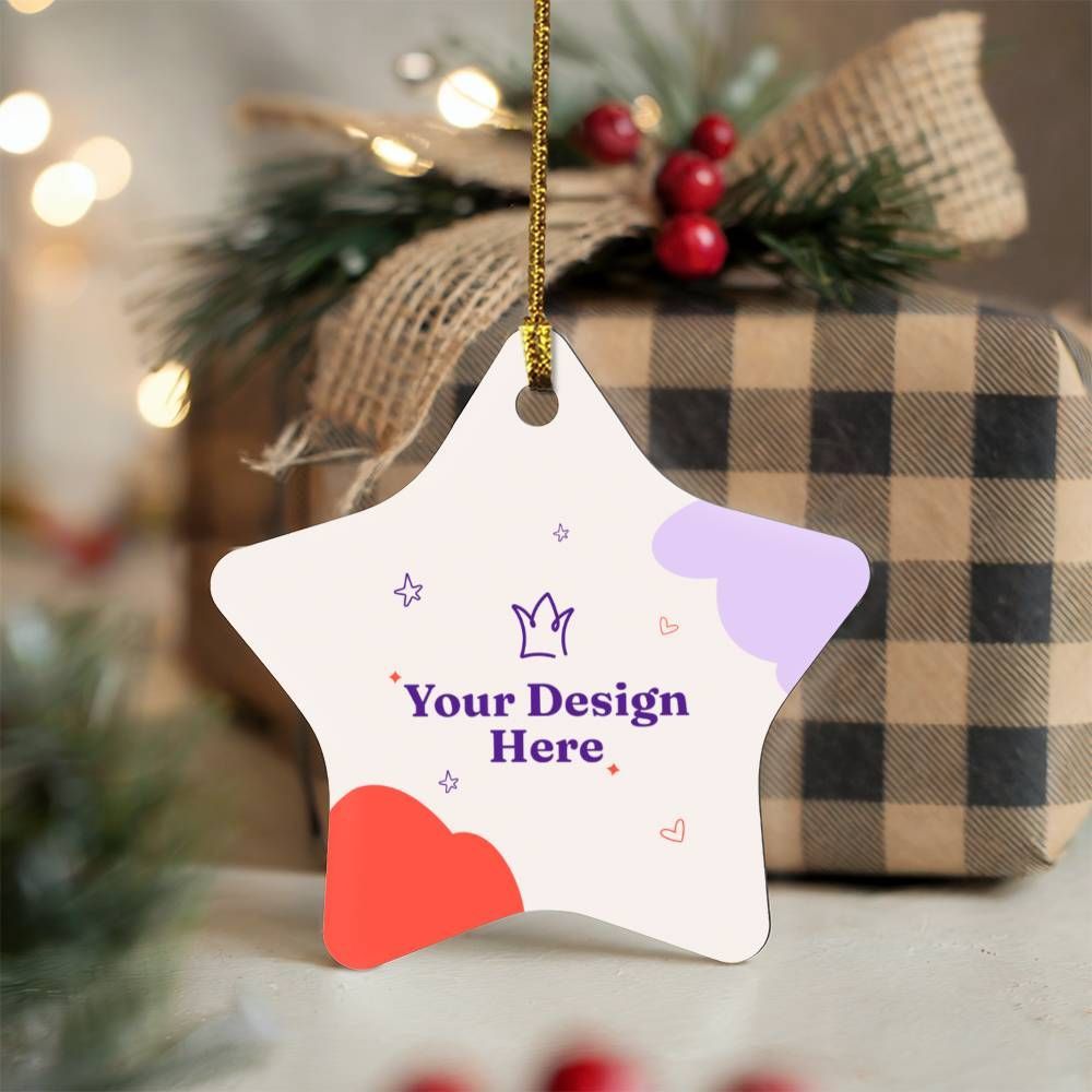 High Gloss Star Ornament