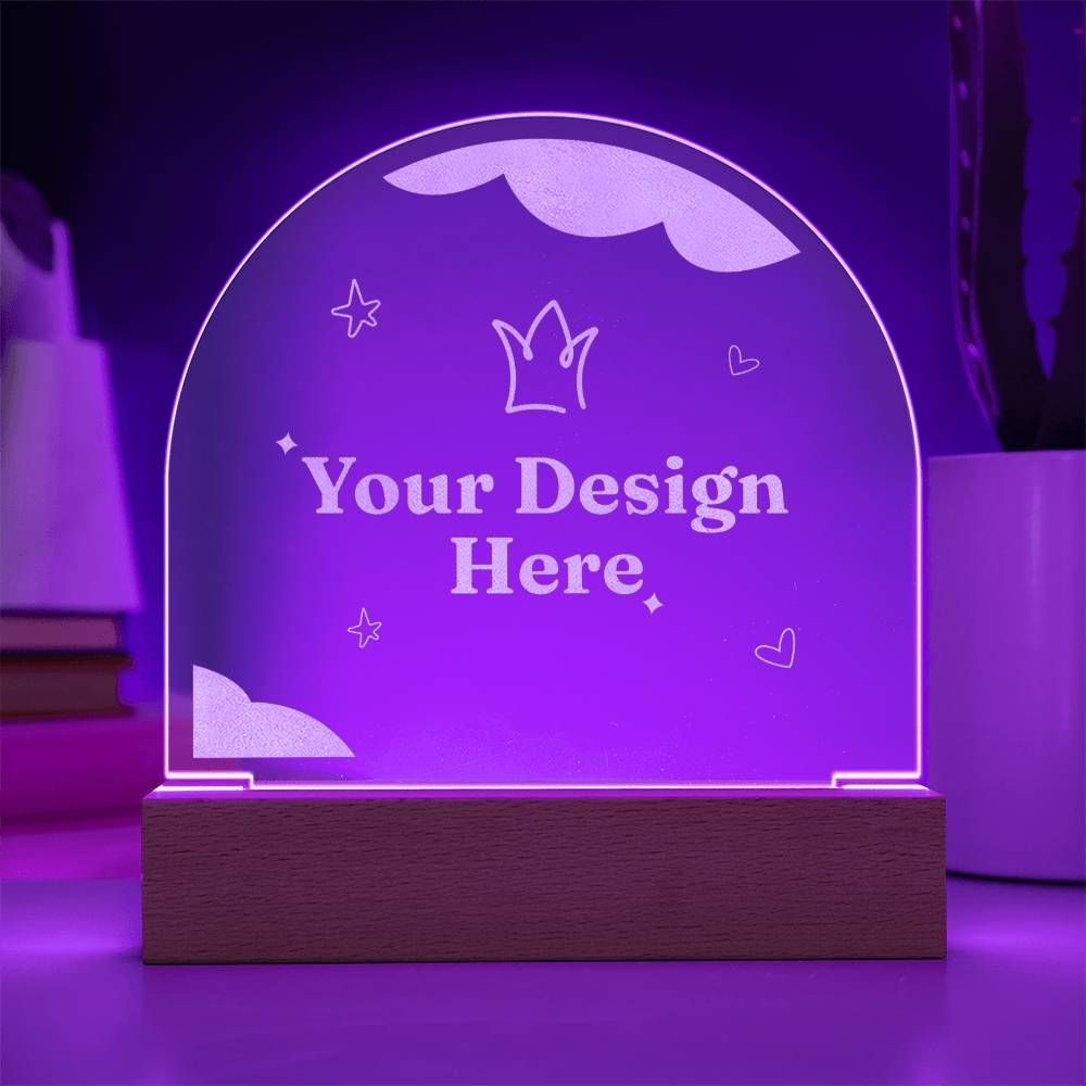 Engraved Acrylic Star Plaque