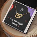 Interlocking Hearts Necklace  For Wedding