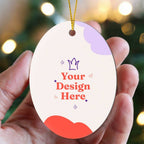 High Gloss Oval Ornament