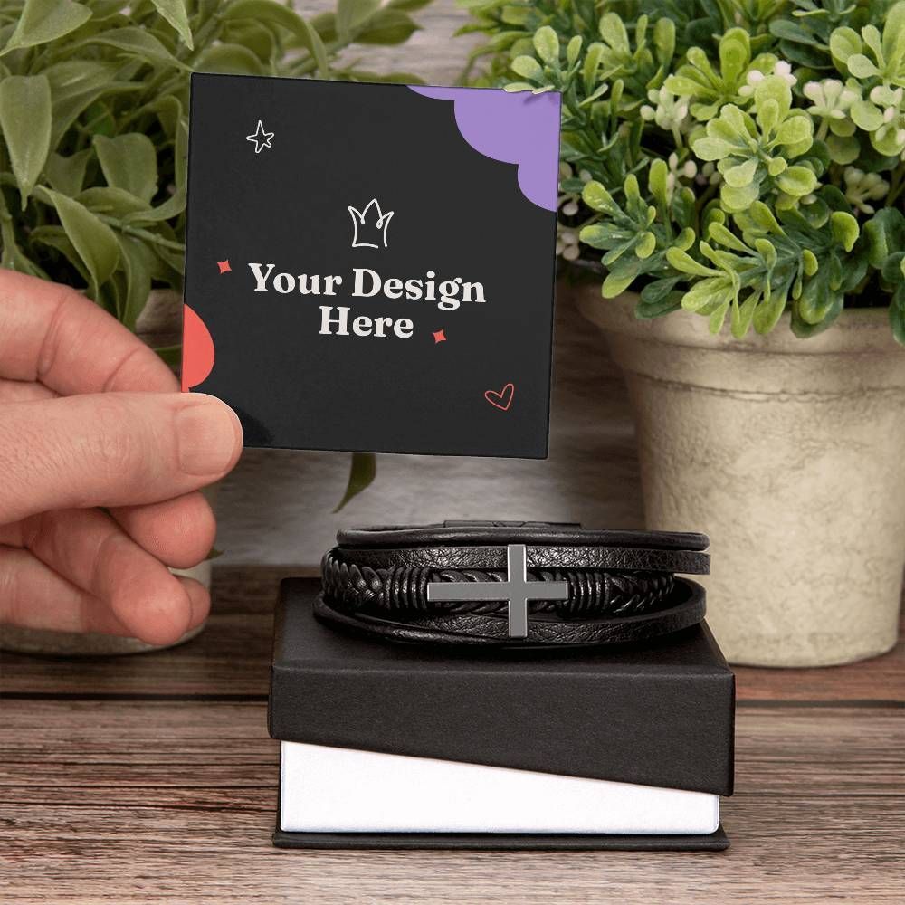 Men's Cross Bracelet