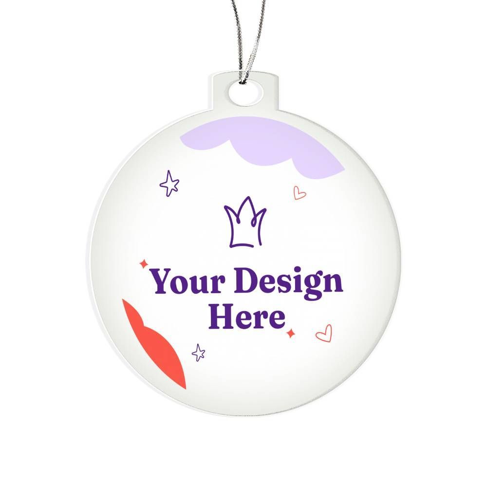 Acrylic Circle Ornament