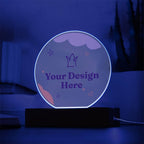 Acrylic Circle Plaque