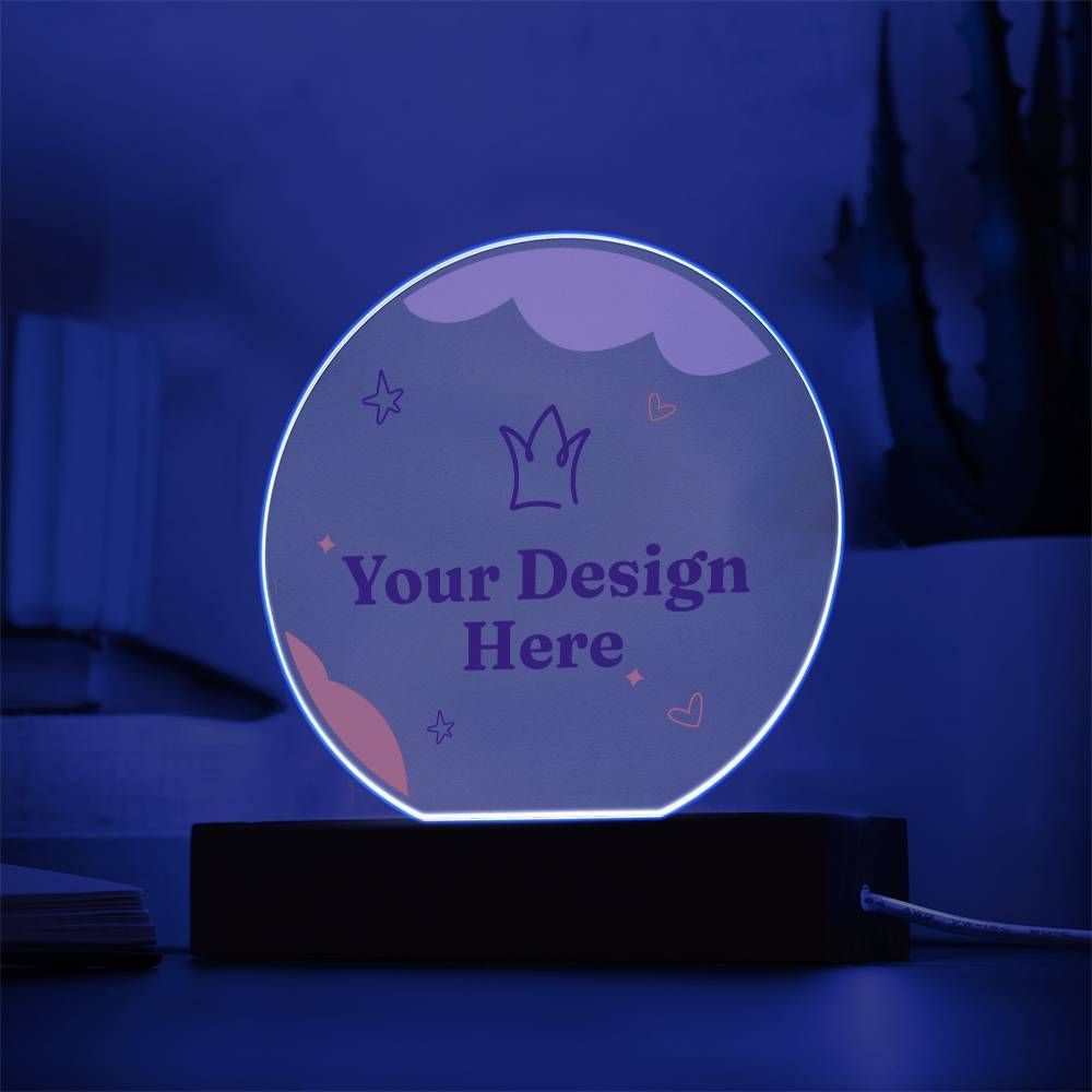 Acrylic Circle Plaque