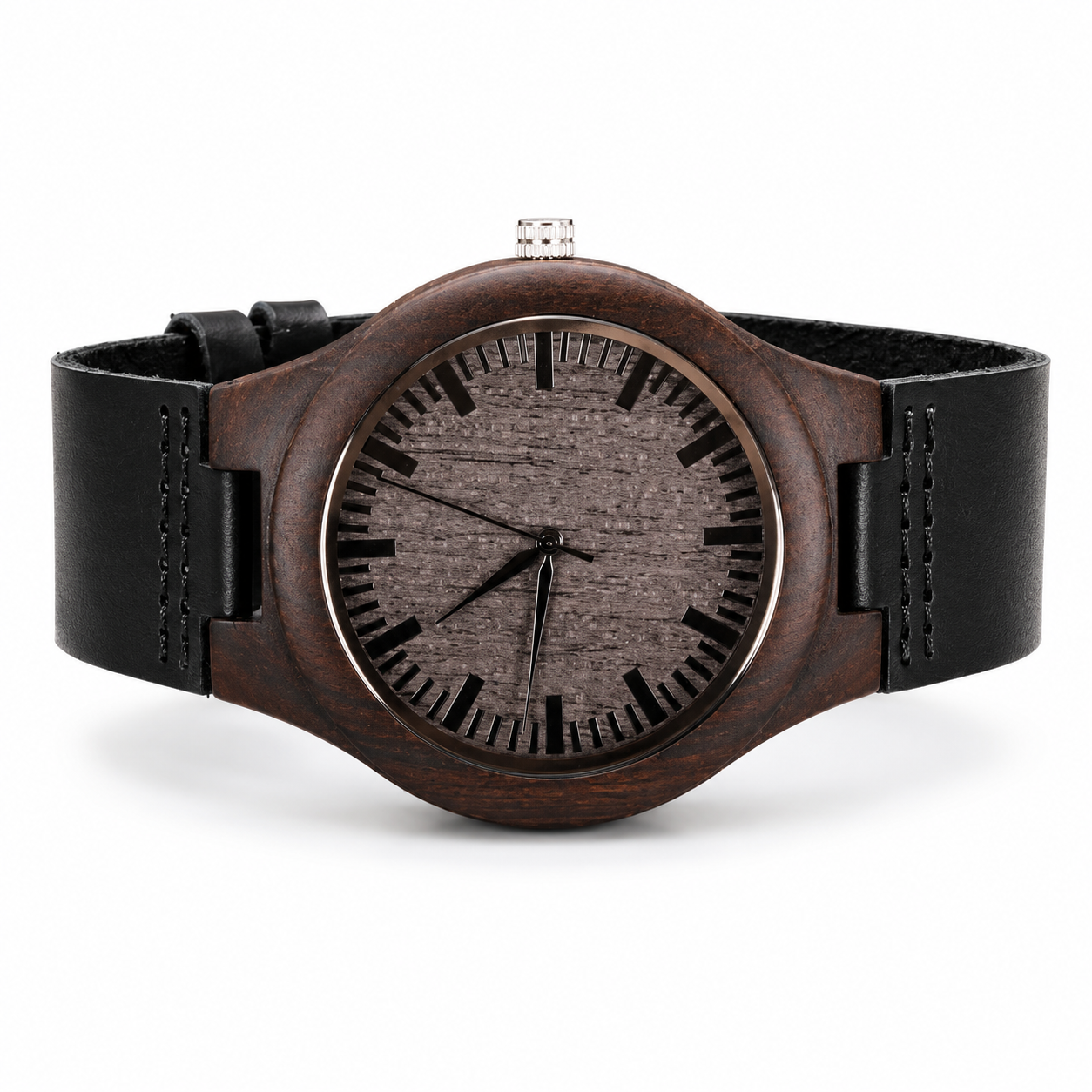Non-Message Card Wood Watch with Engraving