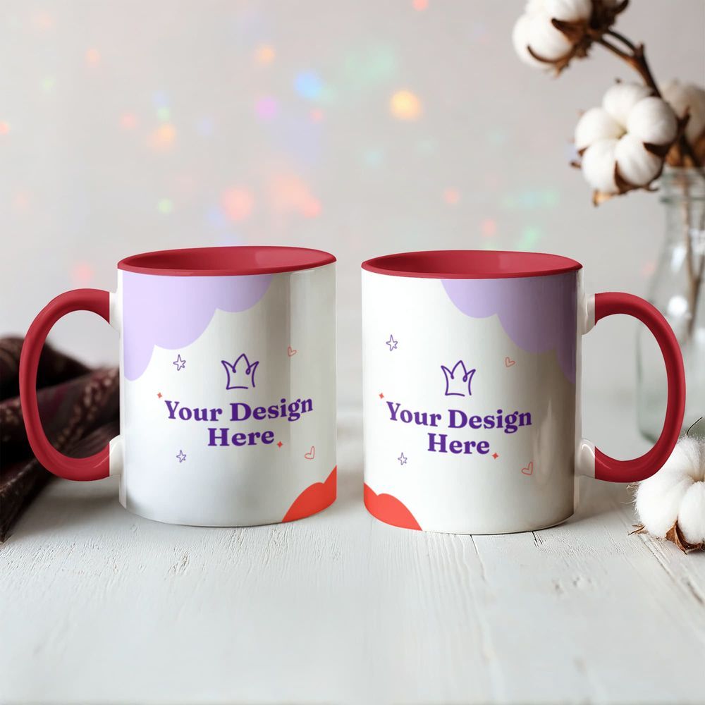 Color Accent Mugs