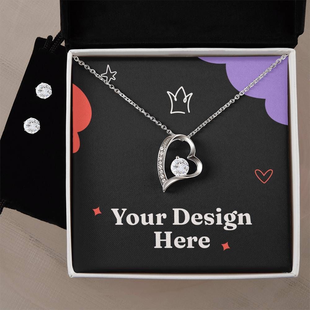 Forever Love Necklace & Earring Set