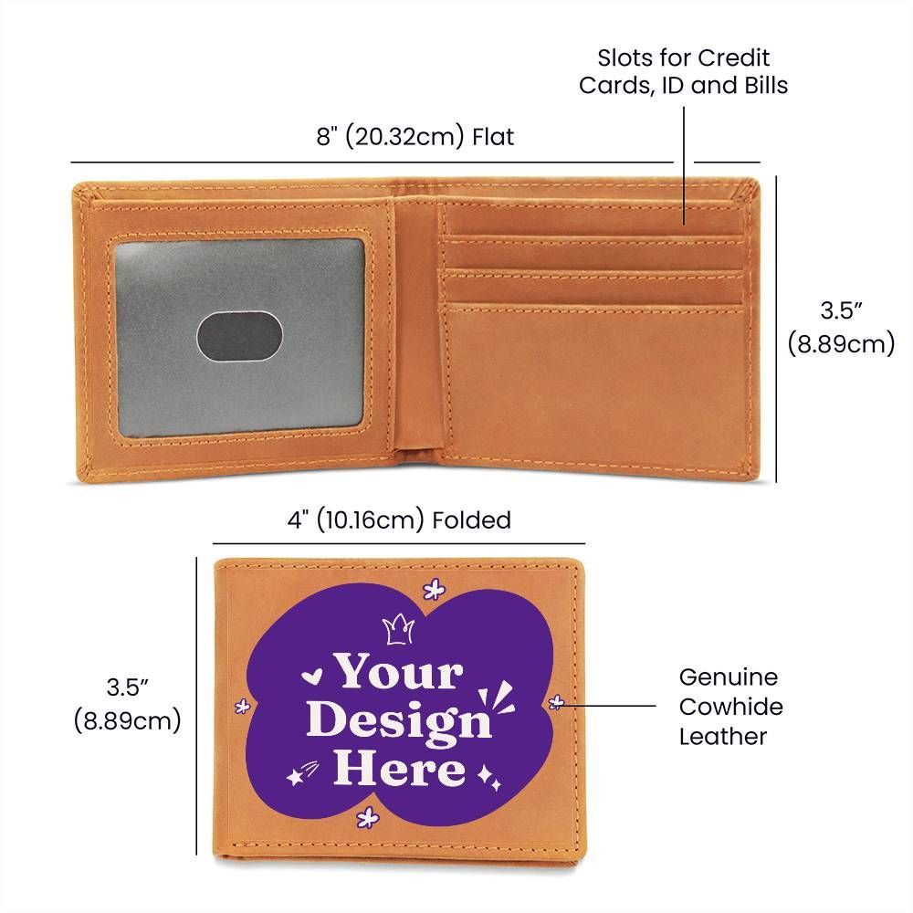 Buyer Upload - Graphic Leather Wallet