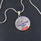 Luxury Graphic Circle Necklace