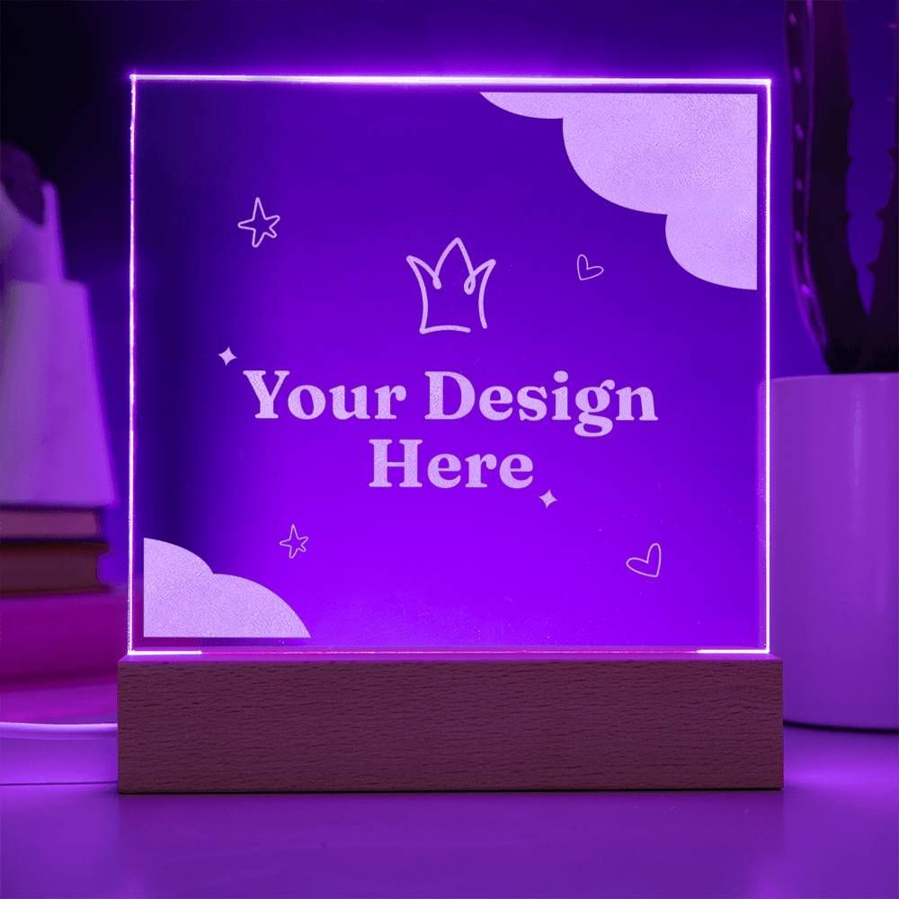 Engraved Acrylic Square Plaque