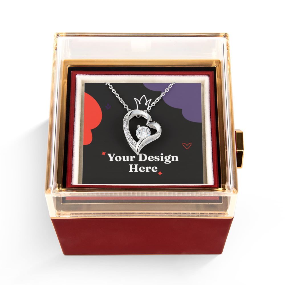 Forever Love with Rotating Rose Gift Box