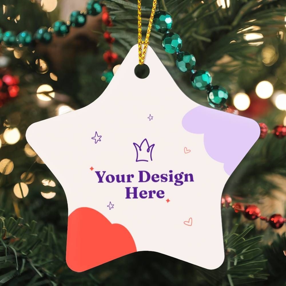 High Gloss Star Ornament