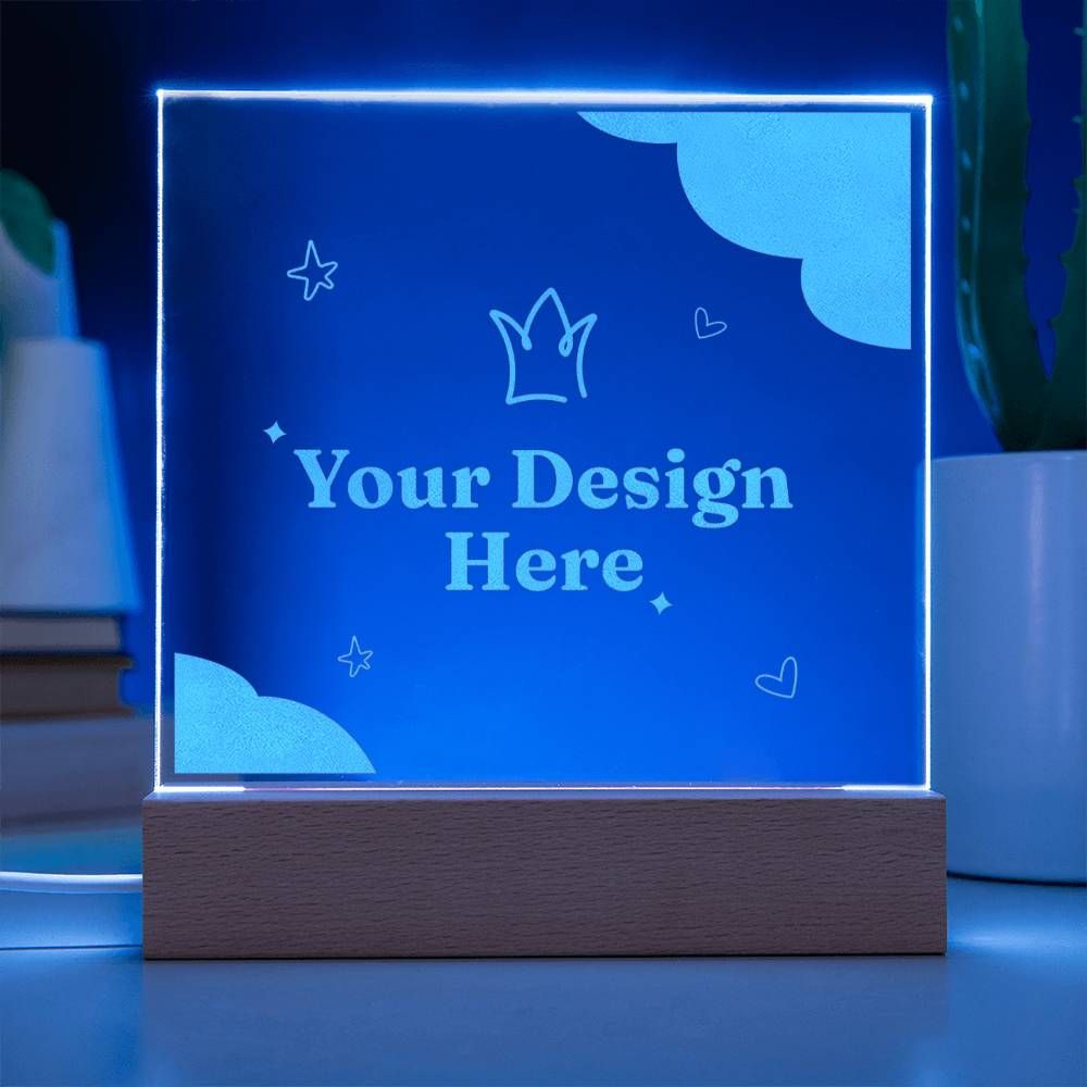 Engraved Acrylic Square Plaque