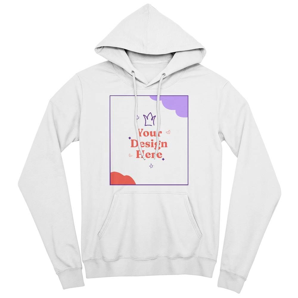 Bella + Canvas 3719 Unisex Pullover Hoodie Front Print