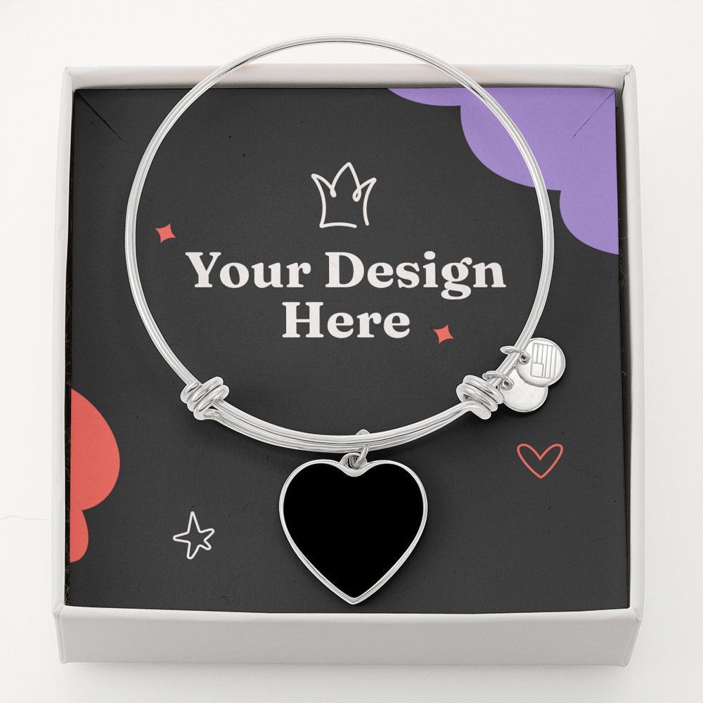 Buyer Upload Luxury Heart Bangle