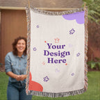 Artwork Heirloom Woven Blanket : Portrait