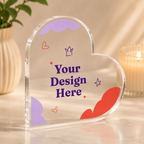 Acrylic Heart Block