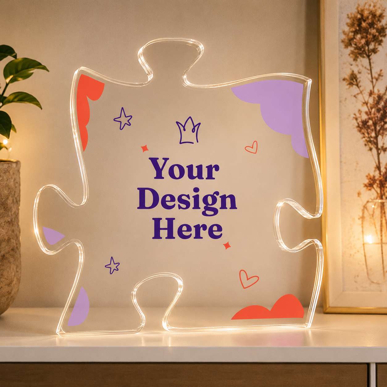 Acrylic Puzzle Plaque