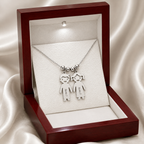 Engraved Kid Charm Necklace