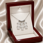 Engraved Kid Charm Necklace