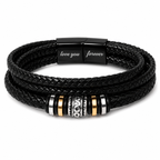Being Special - Mens Leather Bracelet