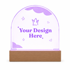 Engraved Acrylic Star Plaque