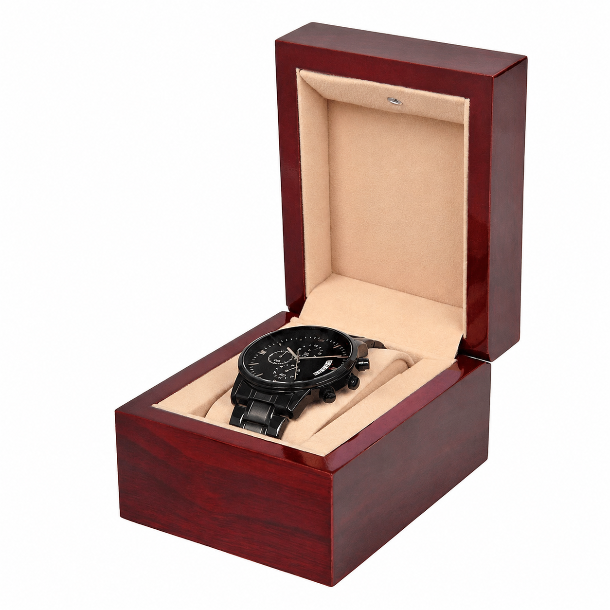 My Husband My Love - Black Chronograph Watch