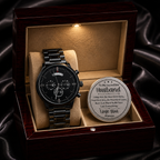 To My Husband Your Last Everything (Charcoal Black) – Men's Watch