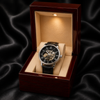 To My Man Life, Love, Best Friend – Luxury Openwork Watch