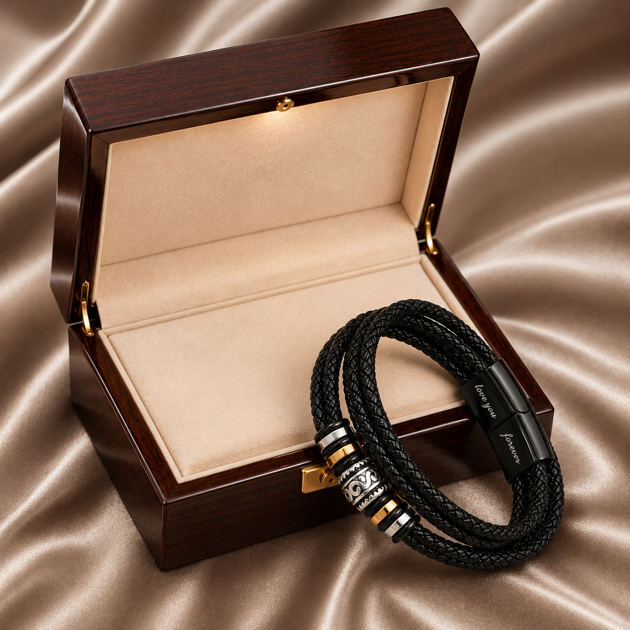Being Special - Mens Leather Bracelet