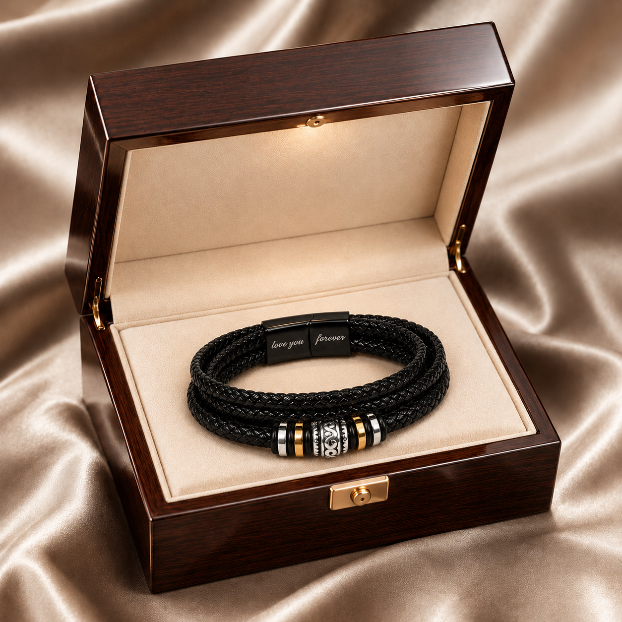 Your Love is not Just a Feeling - Means Leather Bracelet