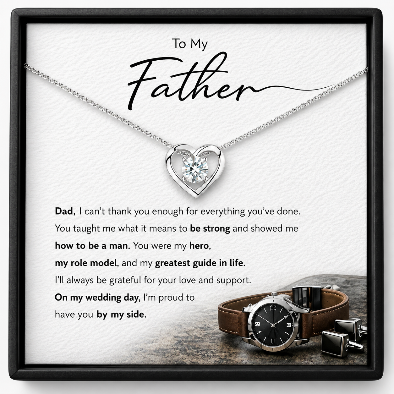 Forever Love Necklace for Father’s Day