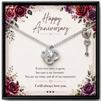 Love Knot Necklace for Anniversary