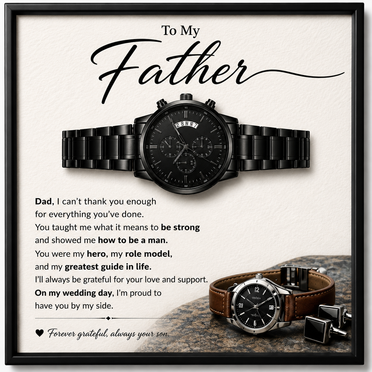 Chronograph Watch For Father’s Day